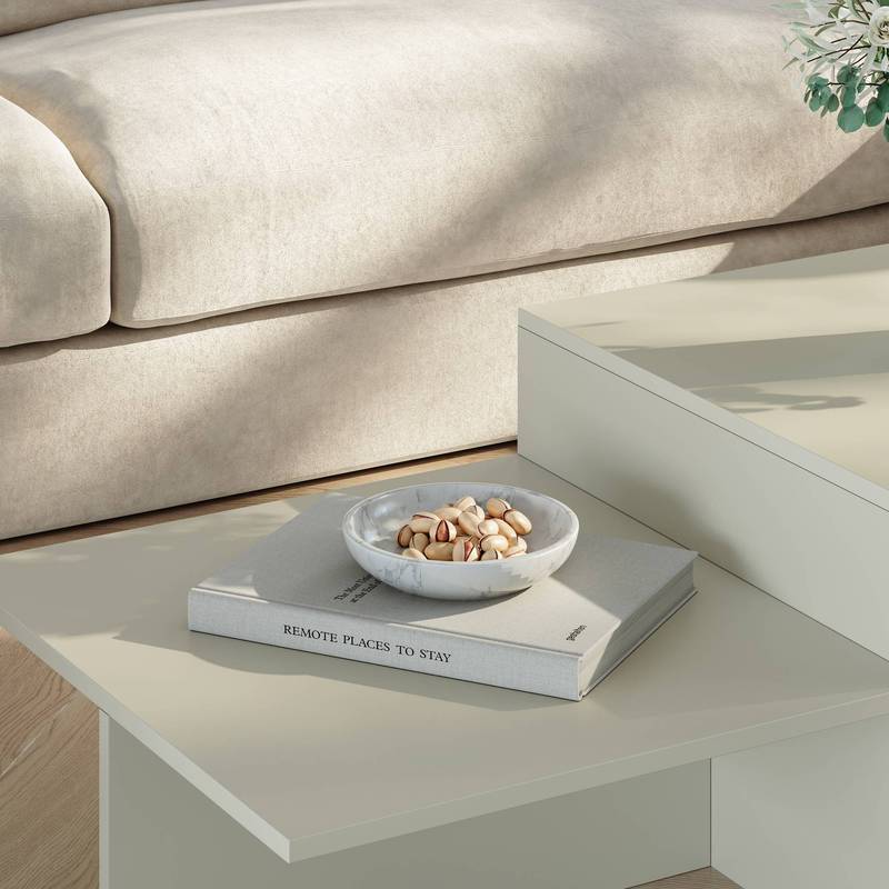 Table basse « Taniena » à double plateau