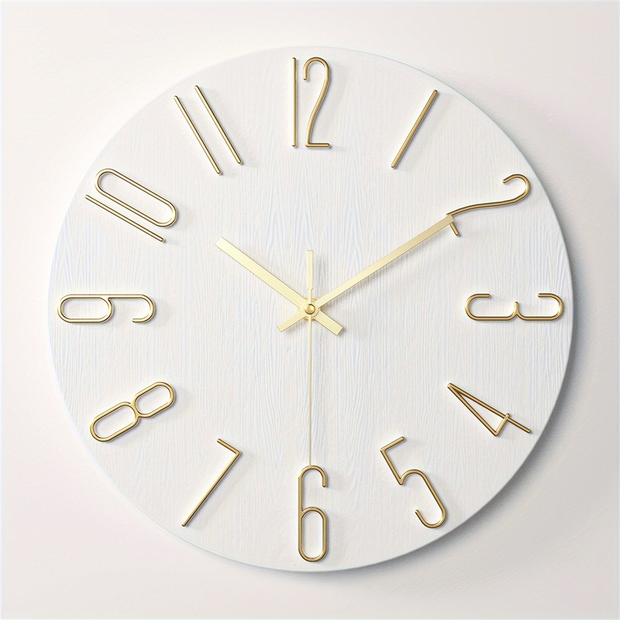 Horloge murale style ferme moderne
