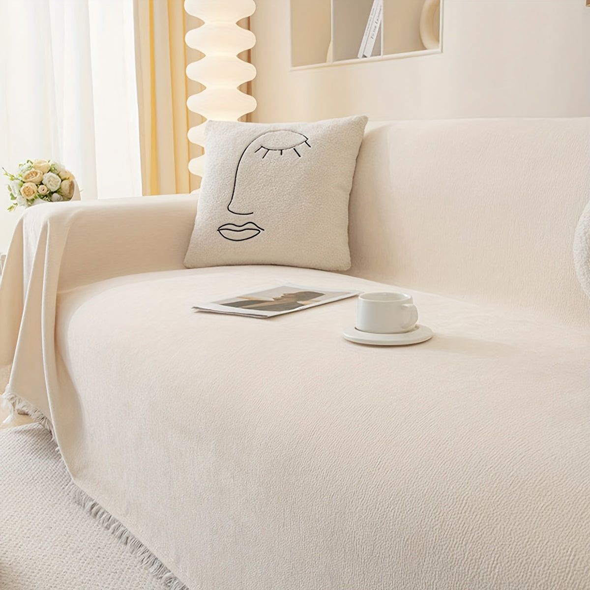 Housse de canapé en chenille universelle pour les quatre saisons