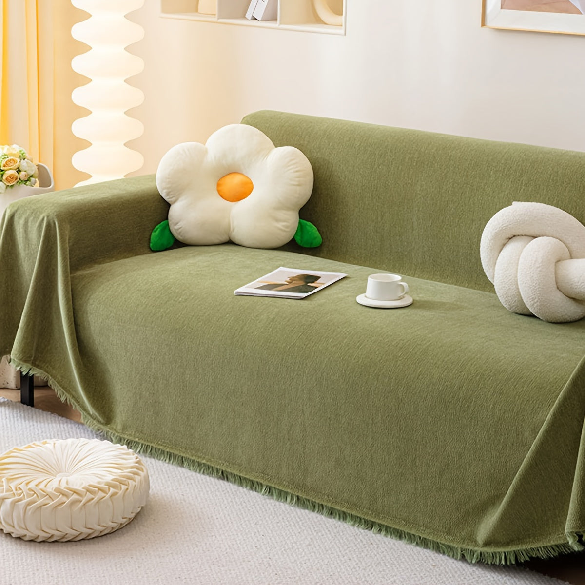 Housse de canapé en chenille universelle pour les quatre saisons