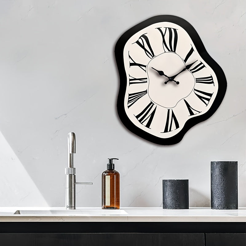 Horloge murale créative au design géométrique original