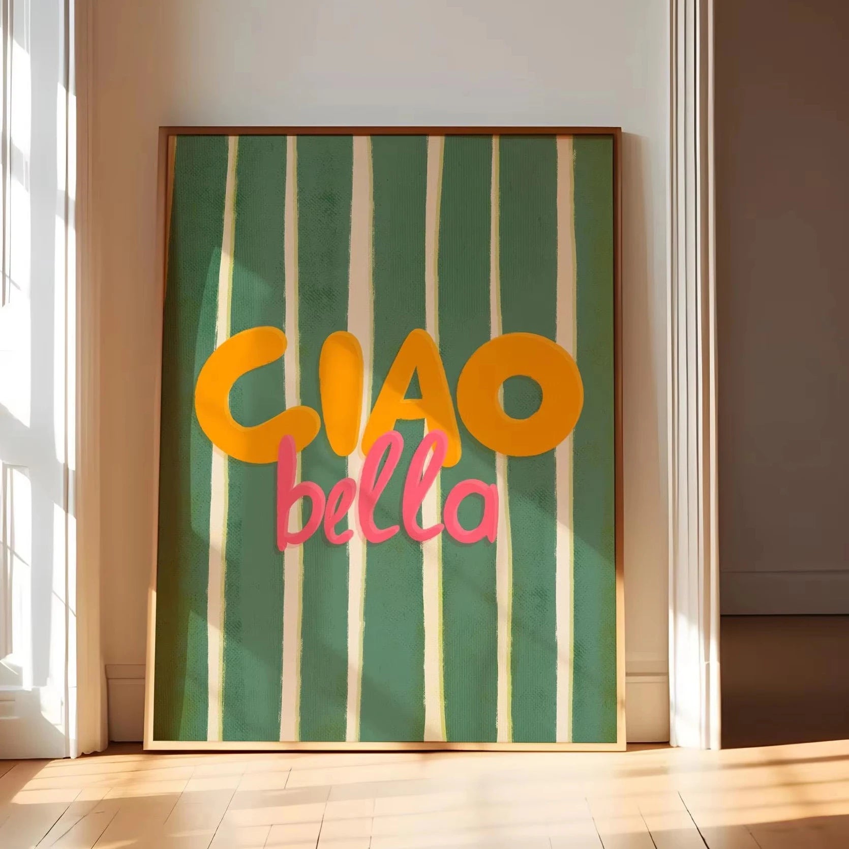 Affiche sur toile inspirée de l’Italie et de l’esprit La Dolce Vita