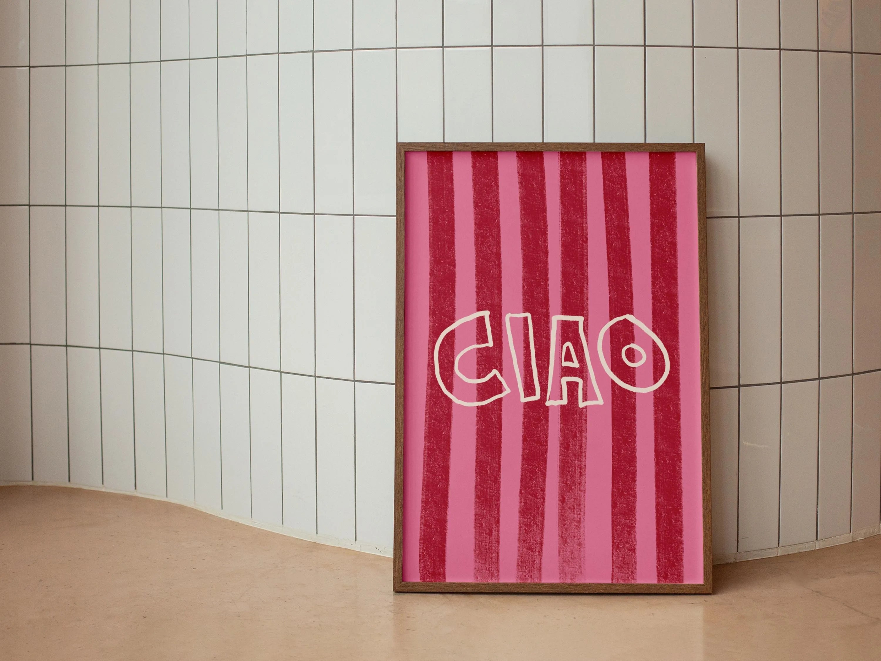 Affiche sur toile inspirée de l’Italie et de l’esprit La Dolce Vita