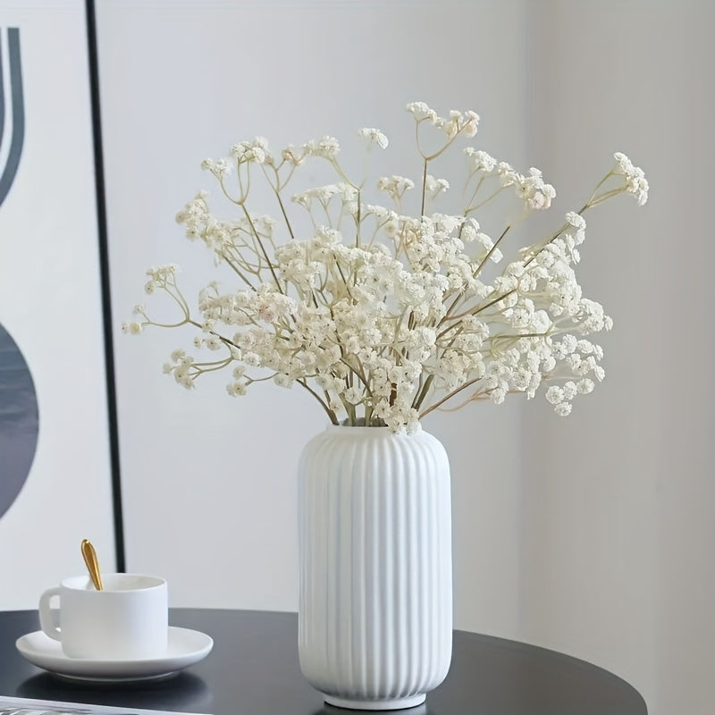 Lot de 3 bouquets artificiels de gypsophile