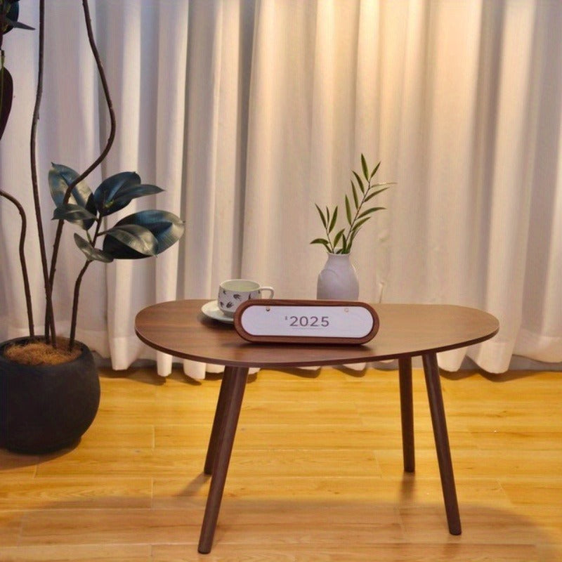 Table basse moderne minimaliste en forme de mangue