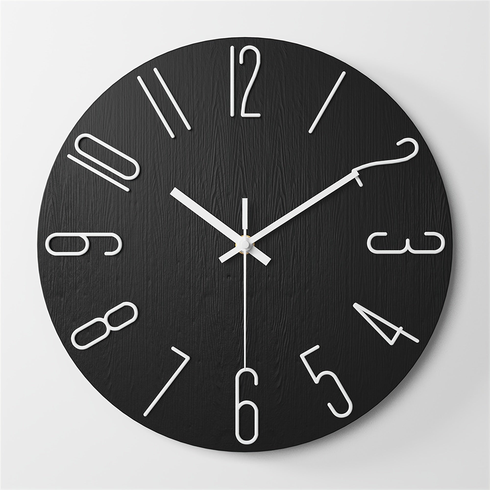 Horloge murale style ferme moderne