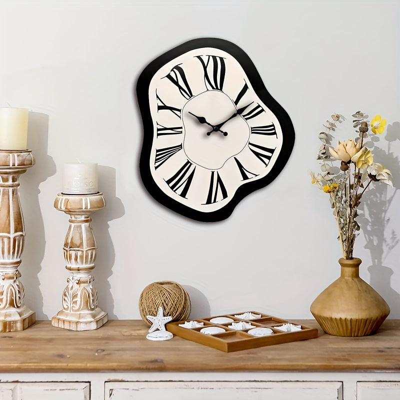 Horloge murale créative au design géométrique original