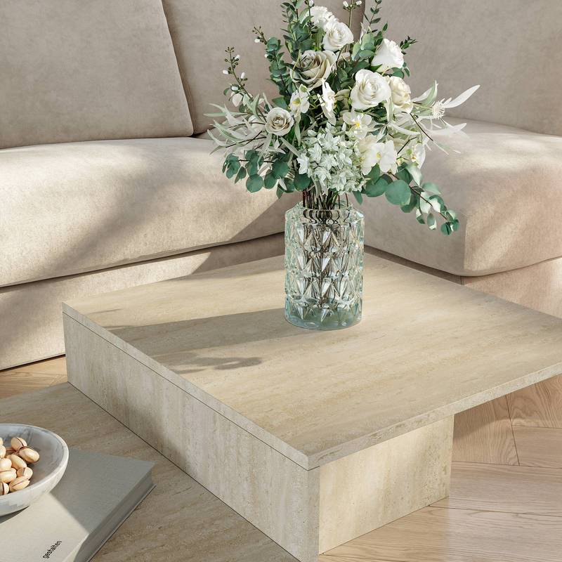 Table basse « Taniena » à double plateau